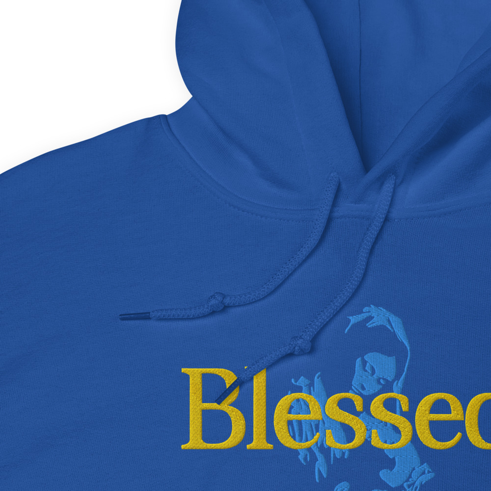 christian-hoodie Faithful Apparel: Mary and Baby Jesus Embroidery.