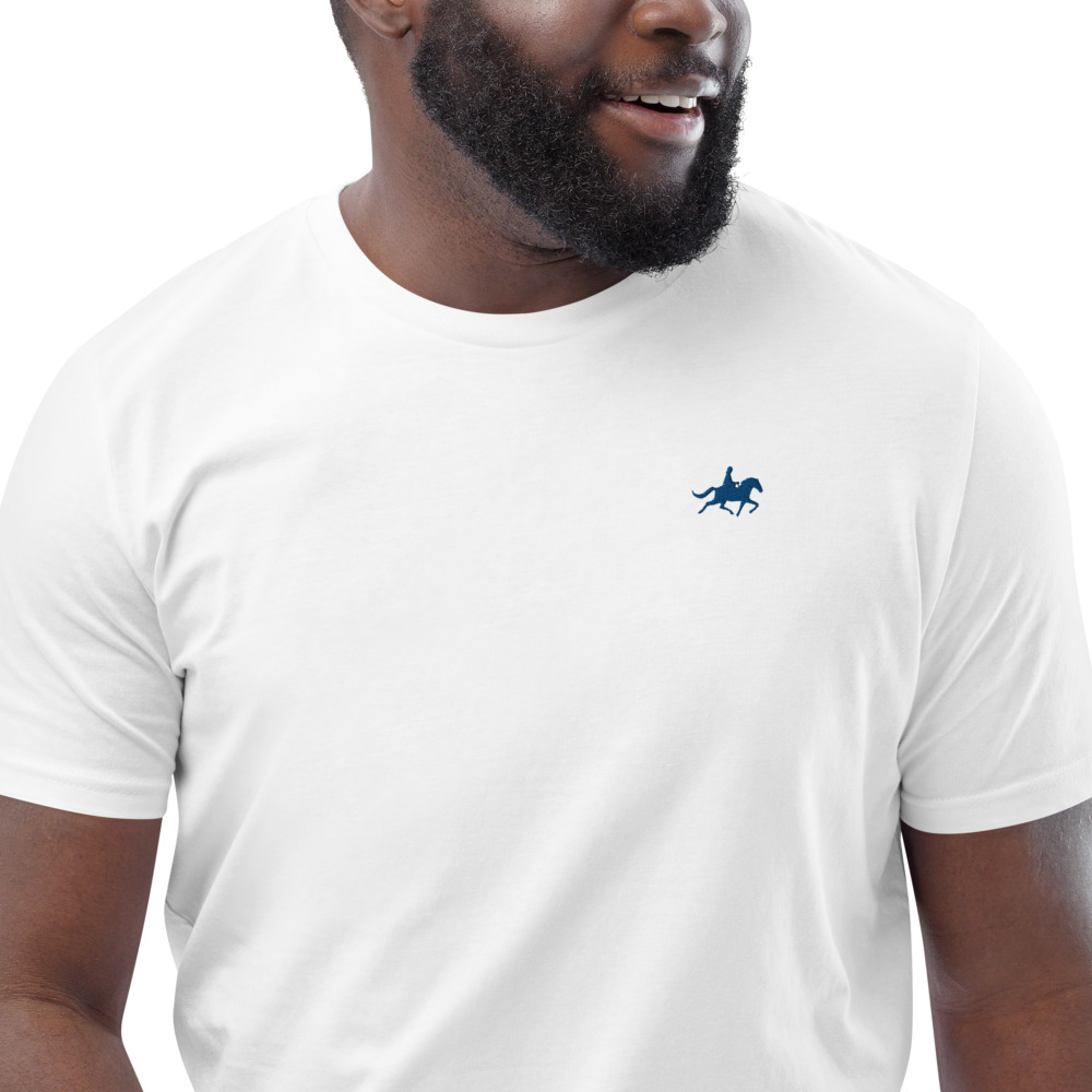 christian-shirt-for-men Medium-fit white shirt featuring Jesus Christ's triumphant return on the front.